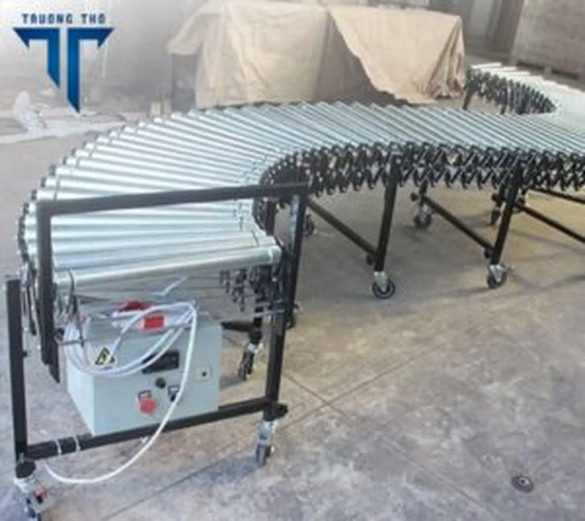 Băng Tải Con Lăn Xếp