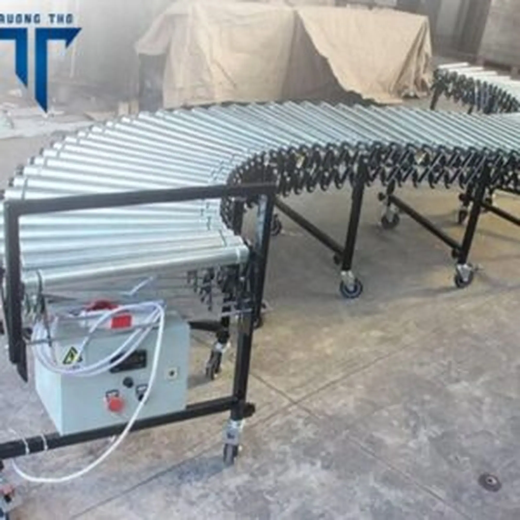 Băng Tải Con Lăn Xếp