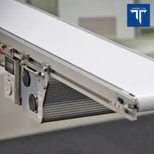 Băng tải PVC trắng