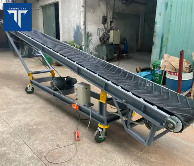 băng tải cao su gân v