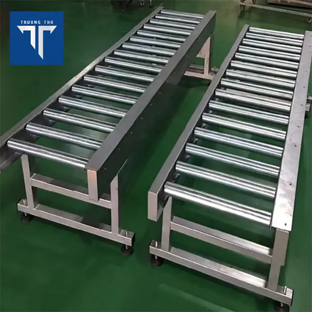 băng chuyền con lăn mini