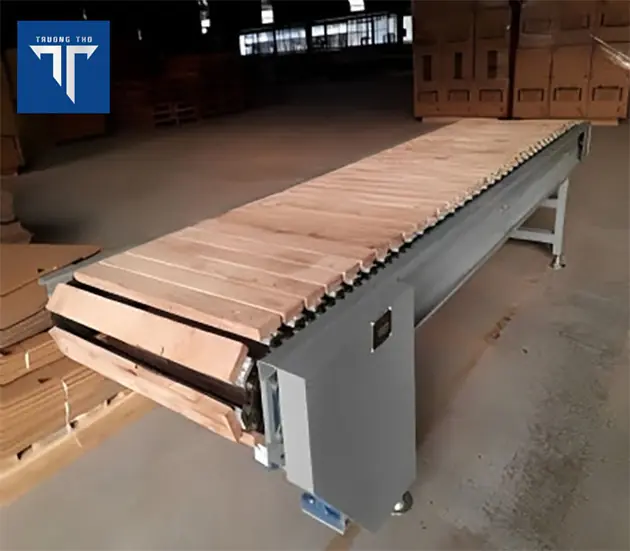 băng tải xích gỗ