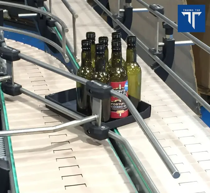 ứng dụng băng tải xích nhựa