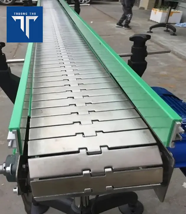băng tải xích tấm phẳng