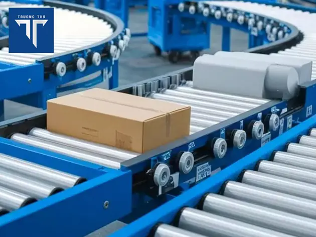 ứng dụng băng tải con lăn nhựa