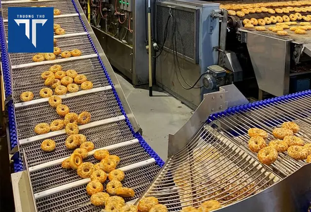 ứng dụng băng tải lưới thép